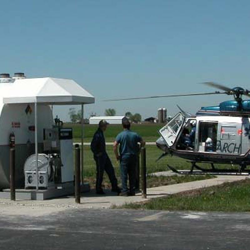 Helicopter Fueling Station